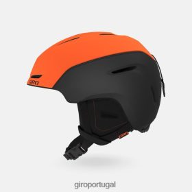 Capacetes Giro Mtb - Giro Neo Jr. capacete crianças 6HPV881476 laranja brilhante fosco/preto