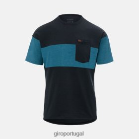 Capacetes Giro Mtb - Giro camisa de passeio homens 6HPV88255 preto/azul porto