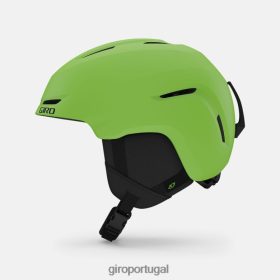 Capacetes Giro Mtb - Giro capacete de espora crianças 6HPV881398 verde brilhante fosco
