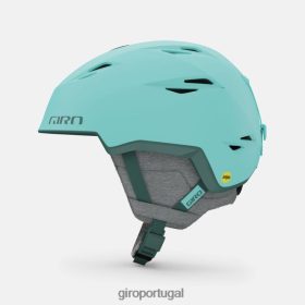 Capacetes Giro Mtb - Giro capacete esférico envi mulheres 6HPV881146 esmalte fosco azul/cinza verde