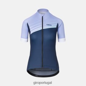 Giro Portugal - Giro camisa crono mulheres 6HPV881102 listra lavanda/meia-noite