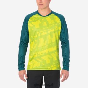 Giro Portugal - Giro camisa roust ls homens 6HPV88736 fanático por verde limão