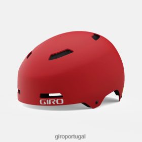 Giro Portugal - Giro capacete de quarto unissex 6HPV88568 acabamento fosco vermelho
