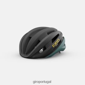 Giro Portugal - Giro capacete synthe mips ii unissex 6HPV88484 preto quente fosco