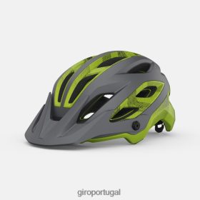 Giro Portugal - Giro mérito capacete esférico unissex 6HPV88475 preto metálico fosco/ano limão
