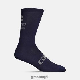 Giro Portugal - Giro meia sazonal de lã merino unissex 6HPV88907 meia-noite azul ews