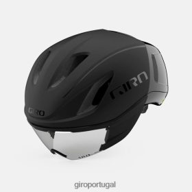 Giro Portugal - Giro vencer capacete mips unissex 6HPV88115 preto fosco/preto brilhante